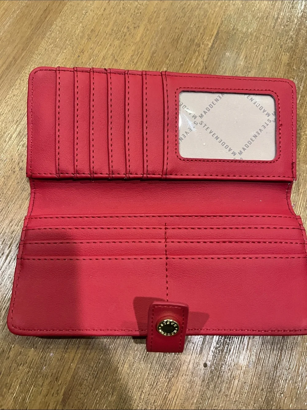 Steve Madden Red Snap-Closure Women's Wallet